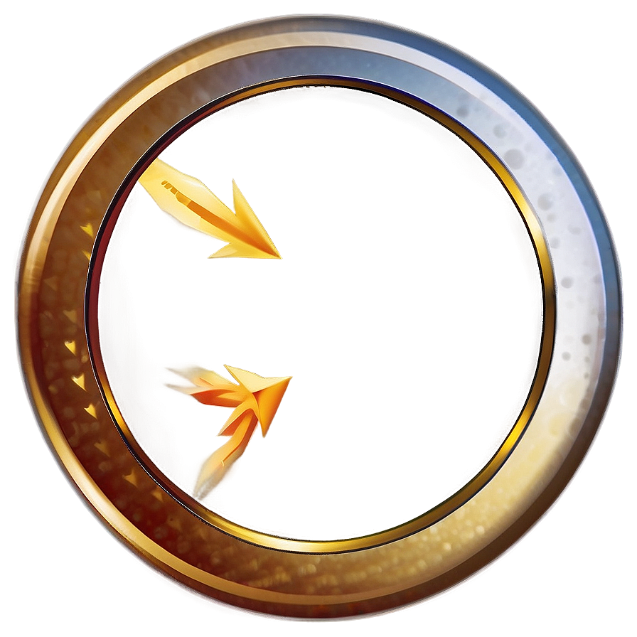Circle Frame With Arrows Png Gmo PNG