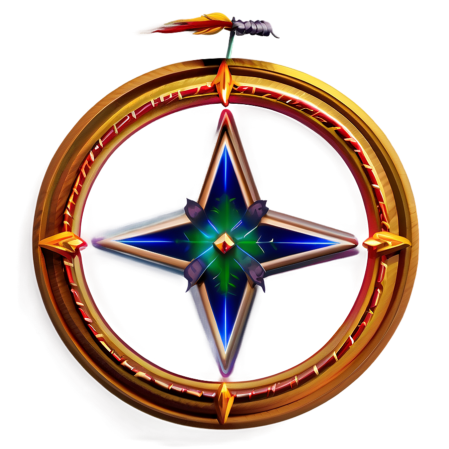 Circle Frame With Arrows Png Rky90 PNG