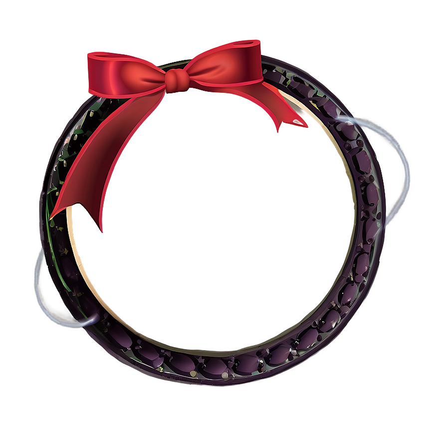 Circle Frame With Ribbon Png Uaf PNG