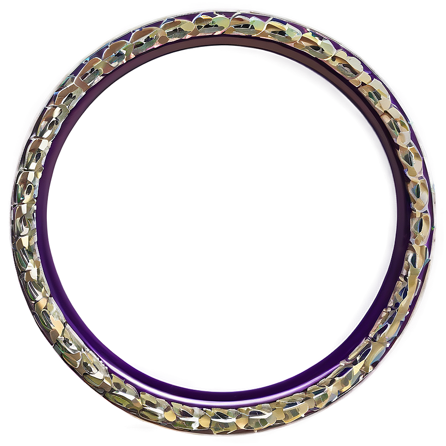 Circle Frame With Ribbon Png Vfc32 PNG