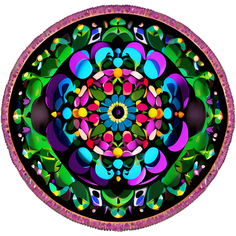 Circle Mandala Art Png Ocs41 PNG