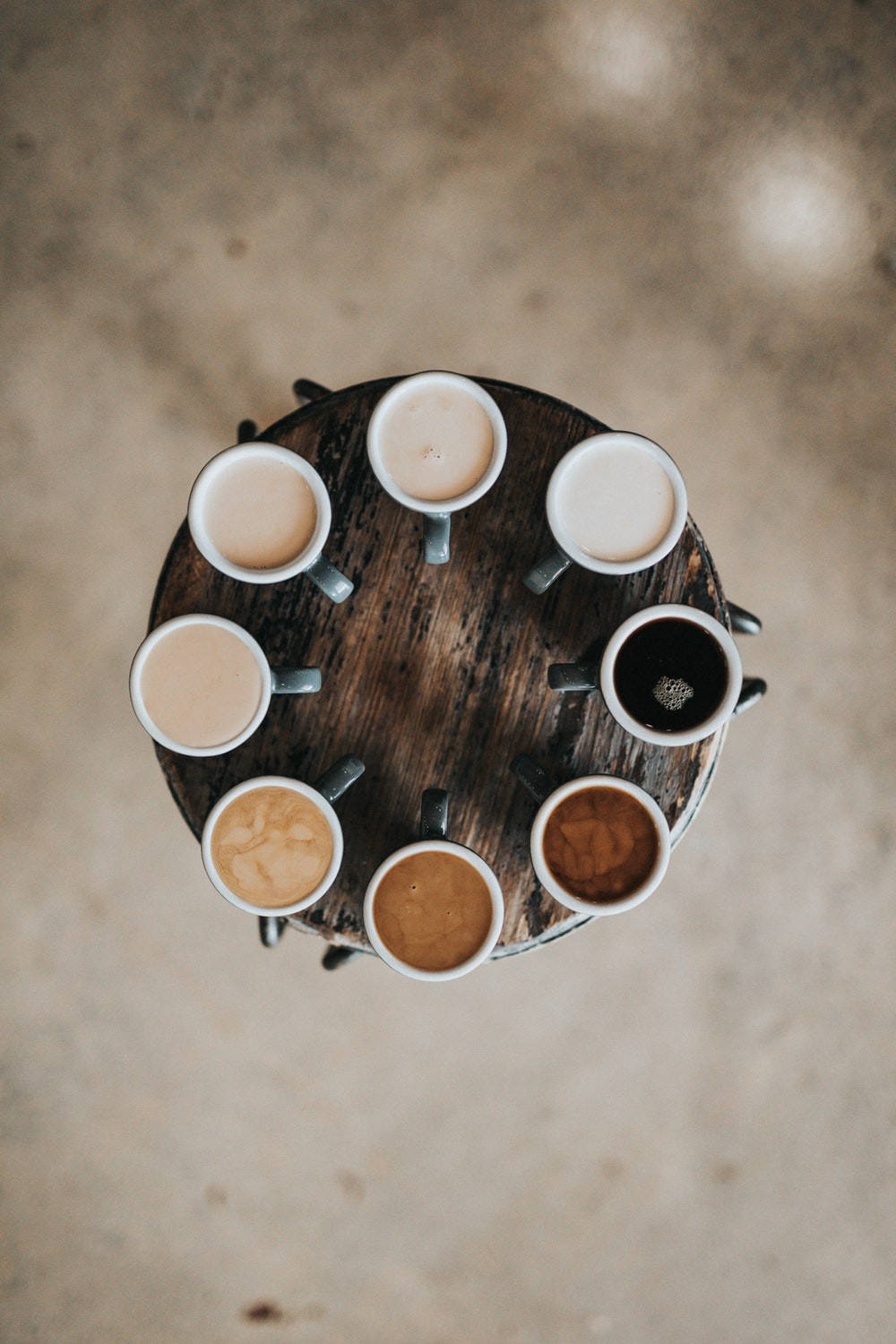 Circle Of Coffee Aesthetic Wallpaper