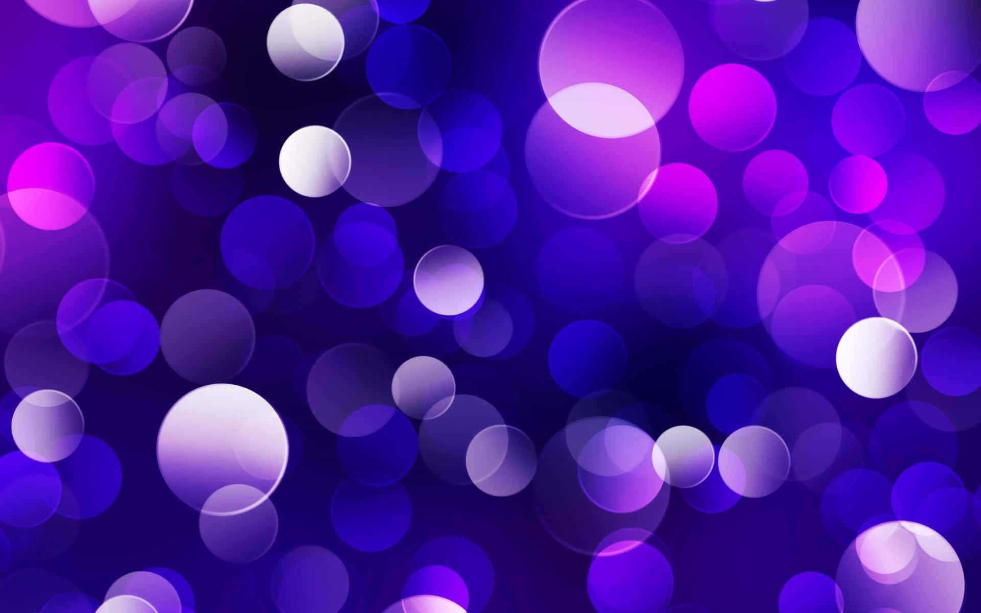 Purple And White Circles On A Purple Background