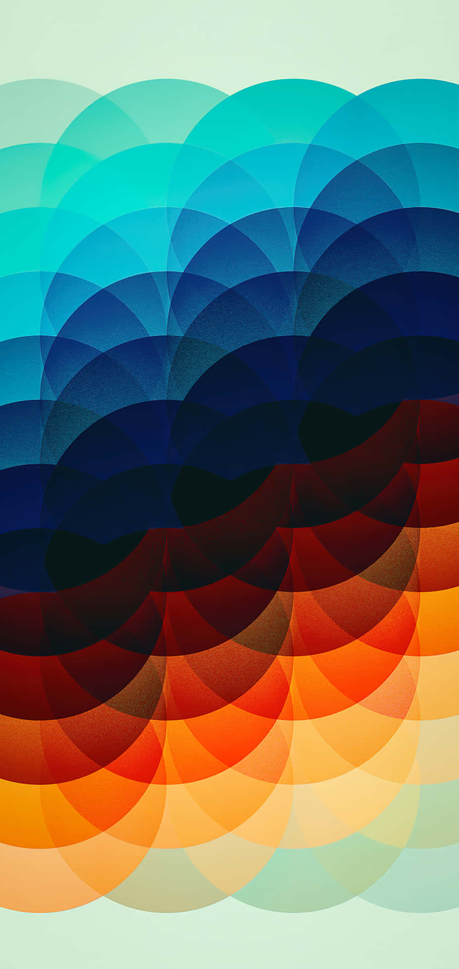 A Colorful Abstract Pattern With A Blue Background