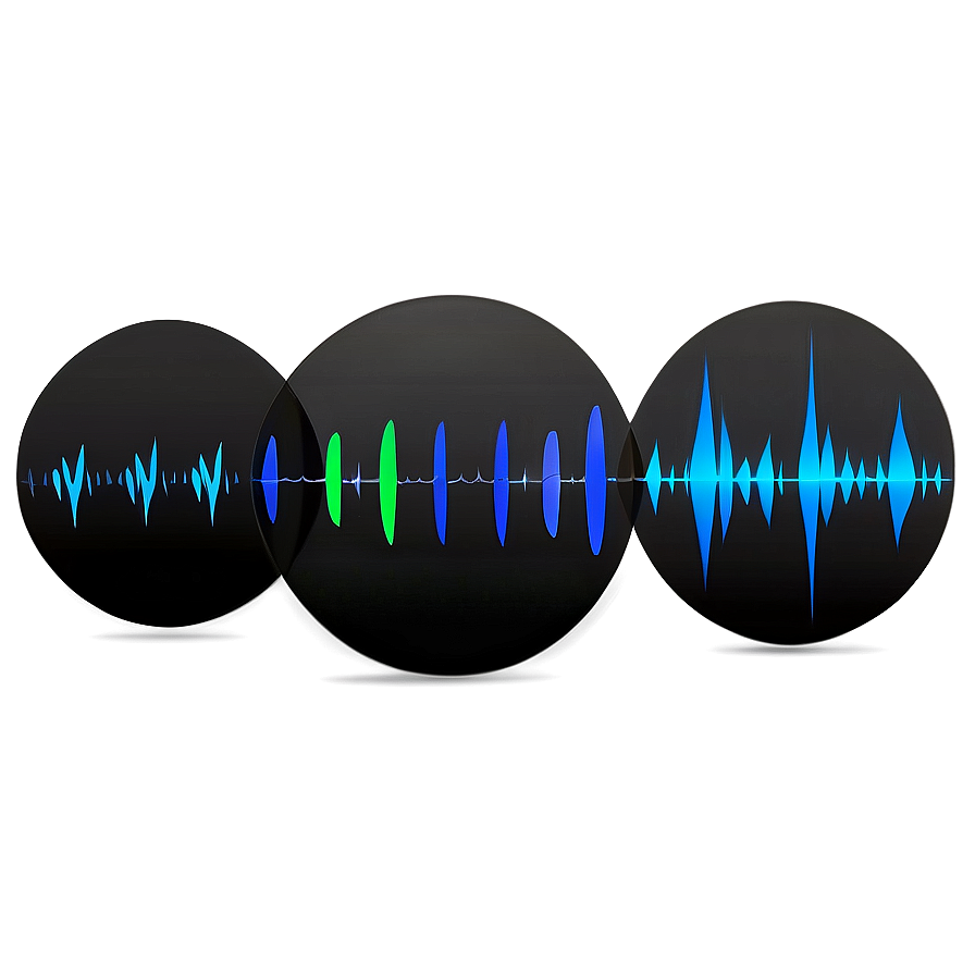 Circle Waveform Design Png 06262024 PNG