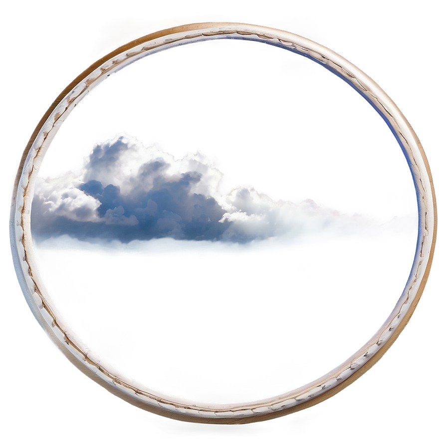 Circle With Clouds Png Dvw PNG