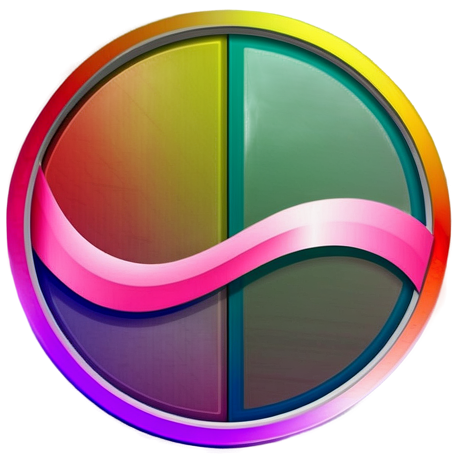 Circle With Gradient Border Png 5 PNG