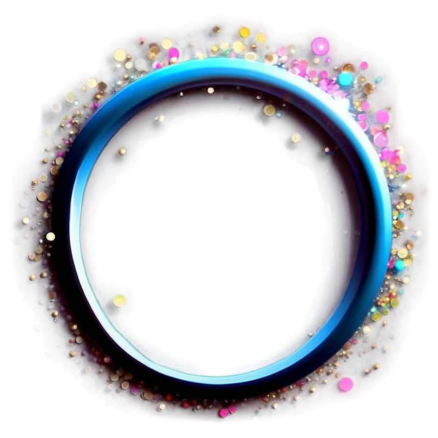 Circle With Sparkles Png 04302024 PNG