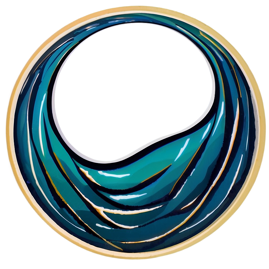 Circle With Waves Png Scv84 PNG