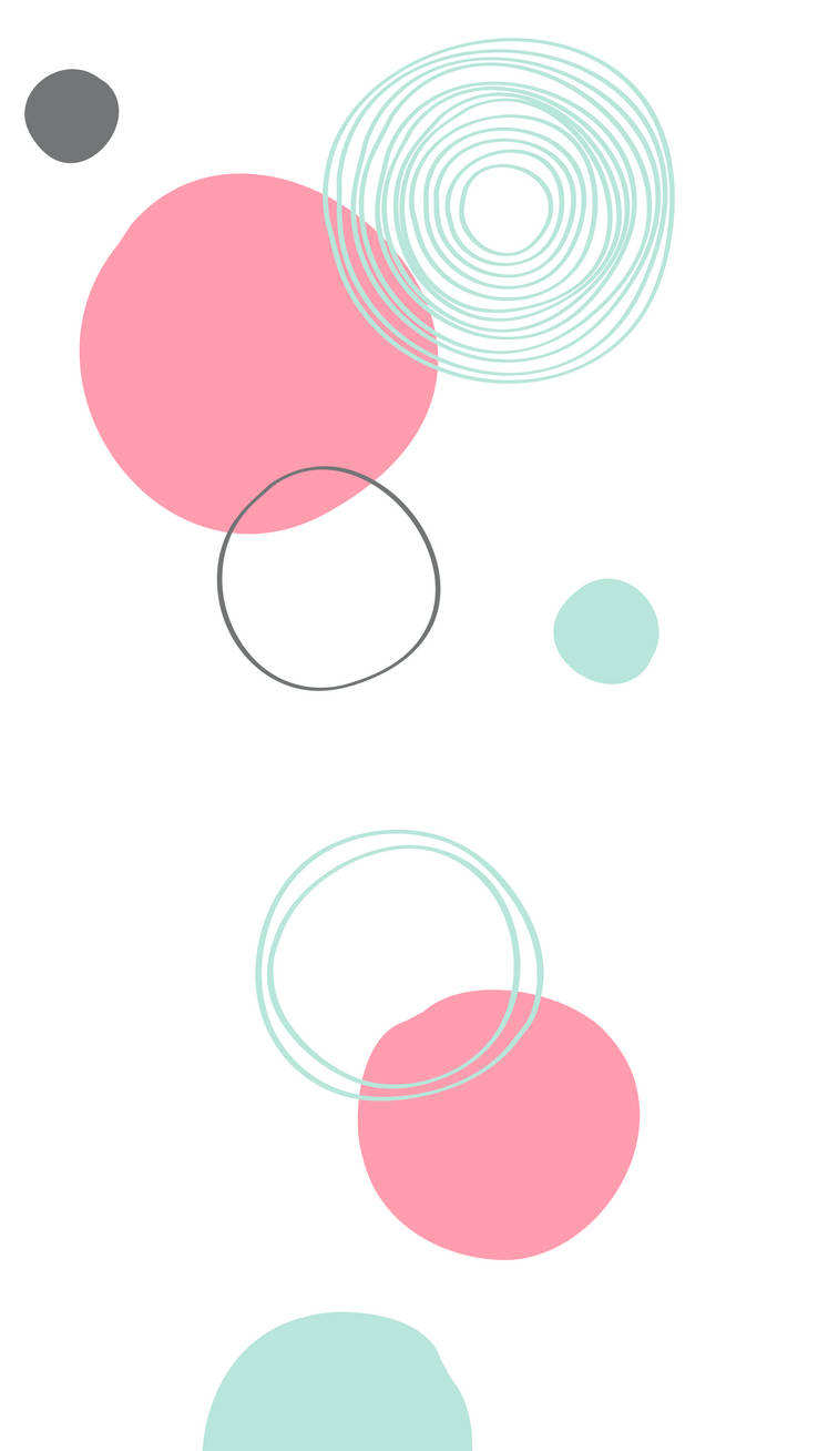 Circles And Patterns Cute IPhone Wallpaper
