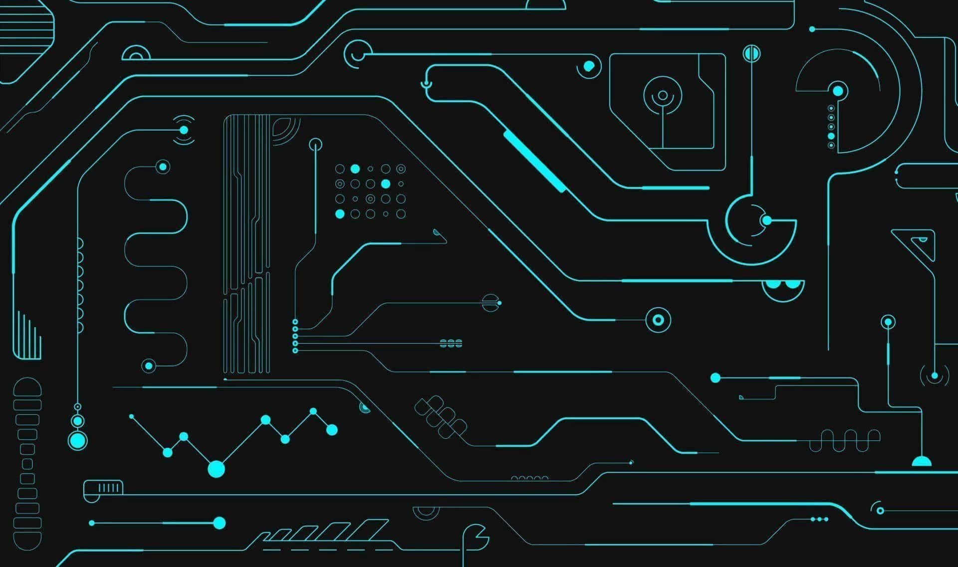 Examine the intricate details of a circuit board