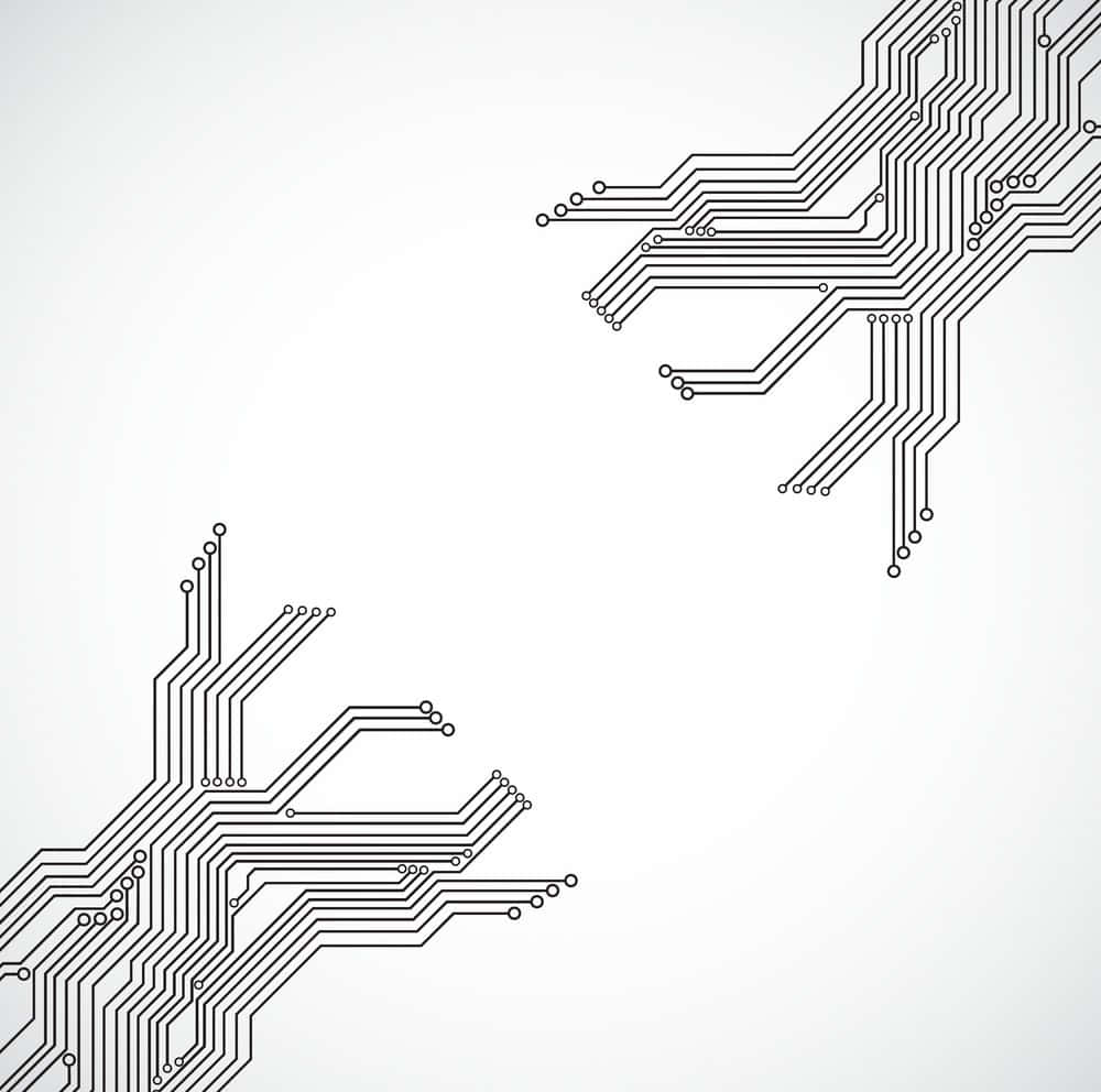 An abstract circuit background