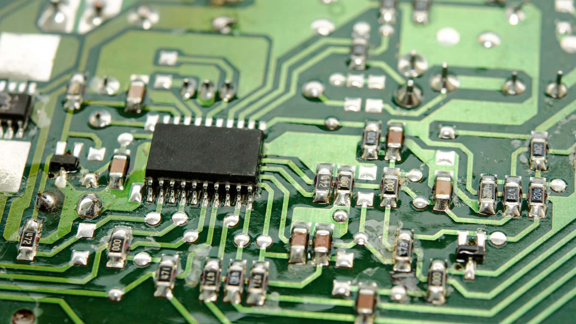 Electronic Components Interconnected on a Printed Circuit Board