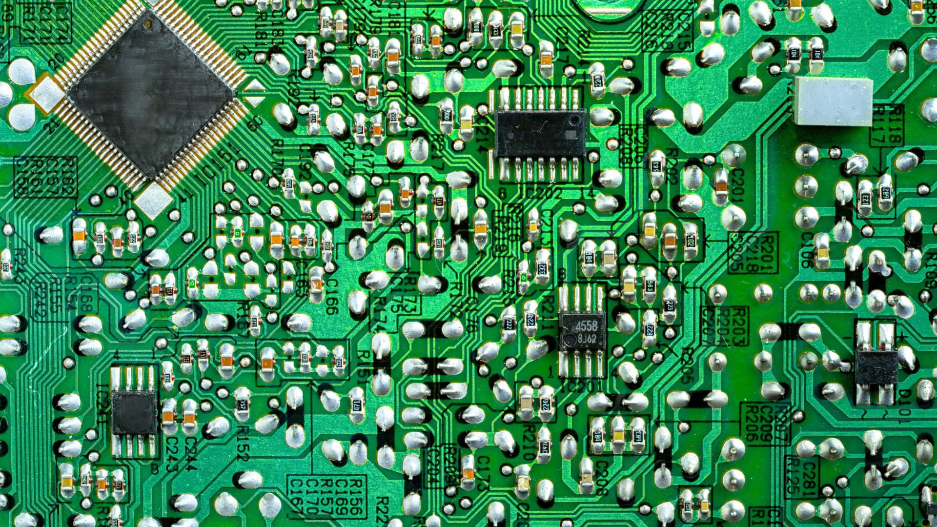 "Highly detailed and finely crafted circuit board components"