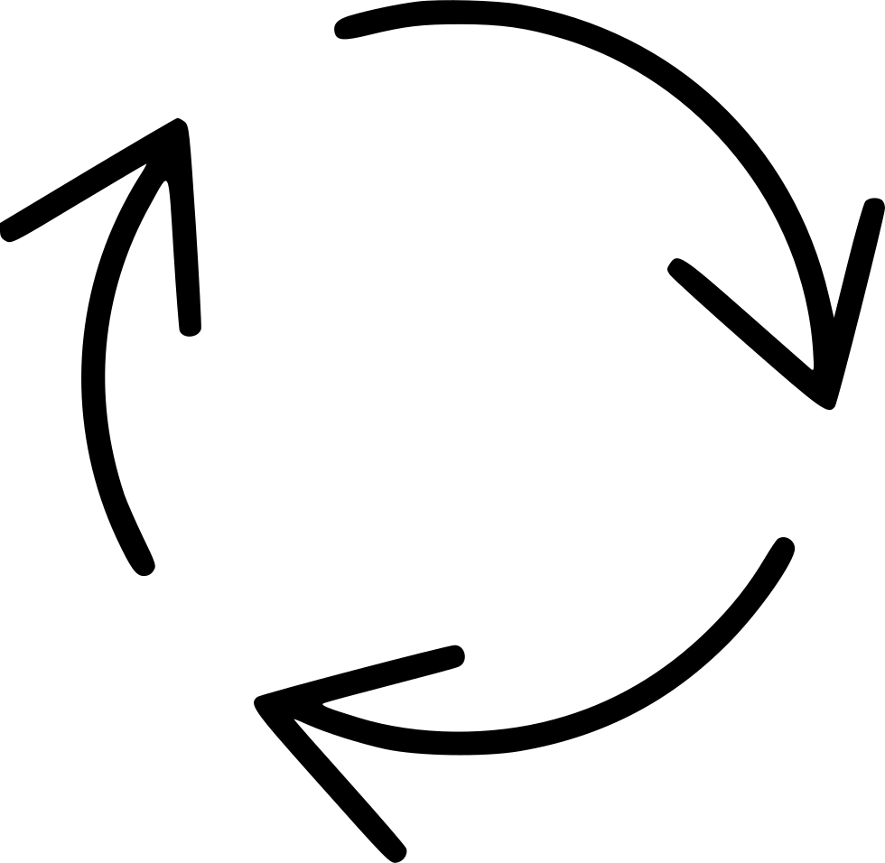Circular Arrow Graphic PNG