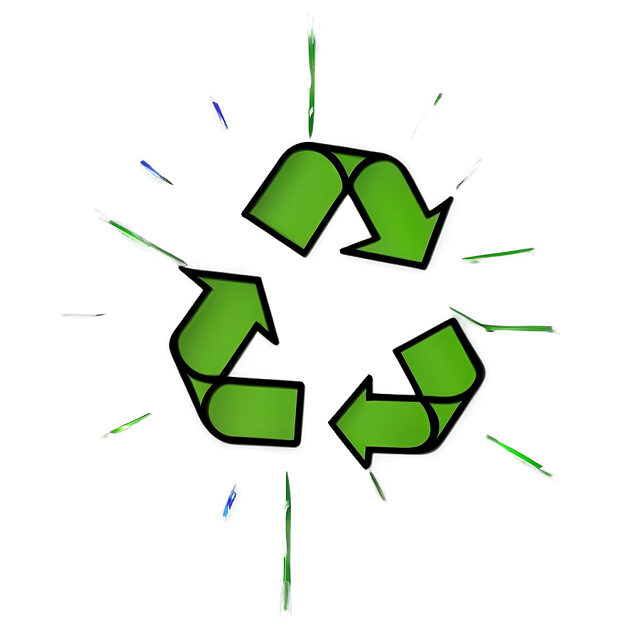 Circular Arrow Recycle Graphic Png 05252024 PNG
