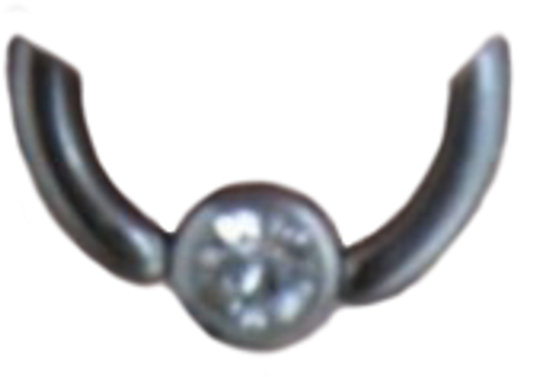 Circular Barbell Piercing Jewelry PNG