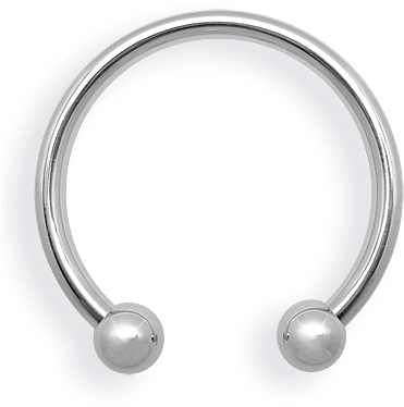 Circular Barbell Piercing Jewelry PNG