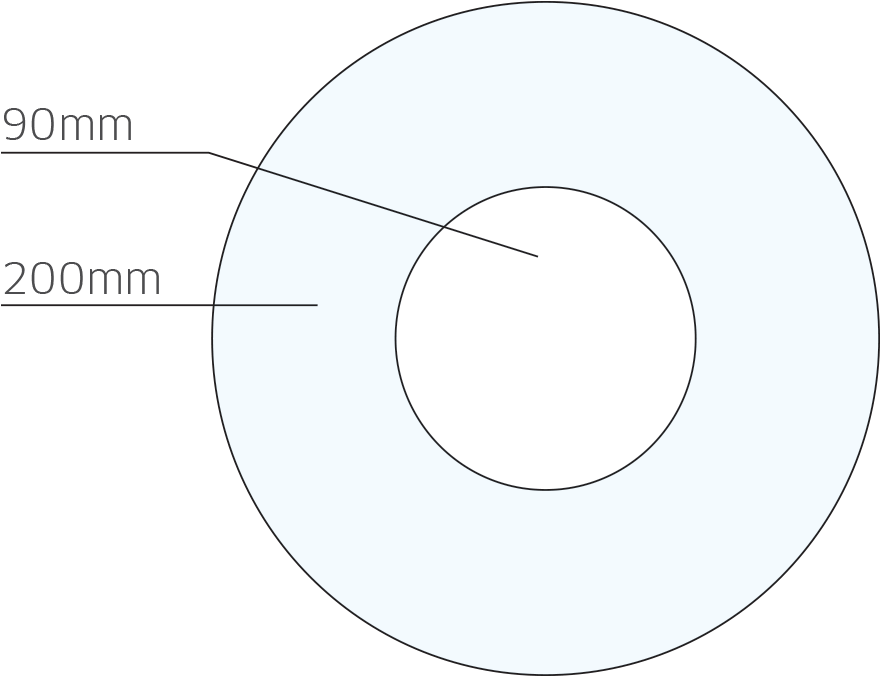 Circular Diagramwith Dimensions PNG