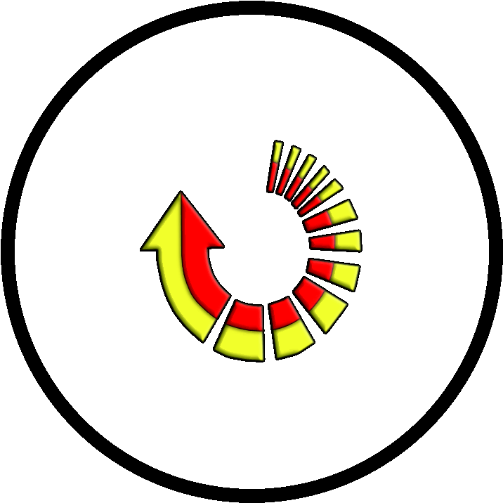 Circular Loading Animation Graphic PNG