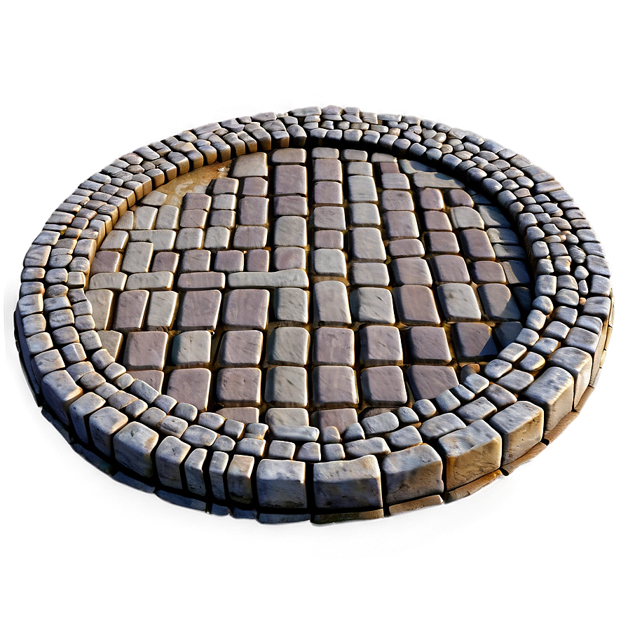 Circular Paving Design Png 06272024 PNG