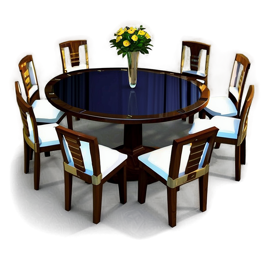 Circular Table Illustration Png Tye PNG