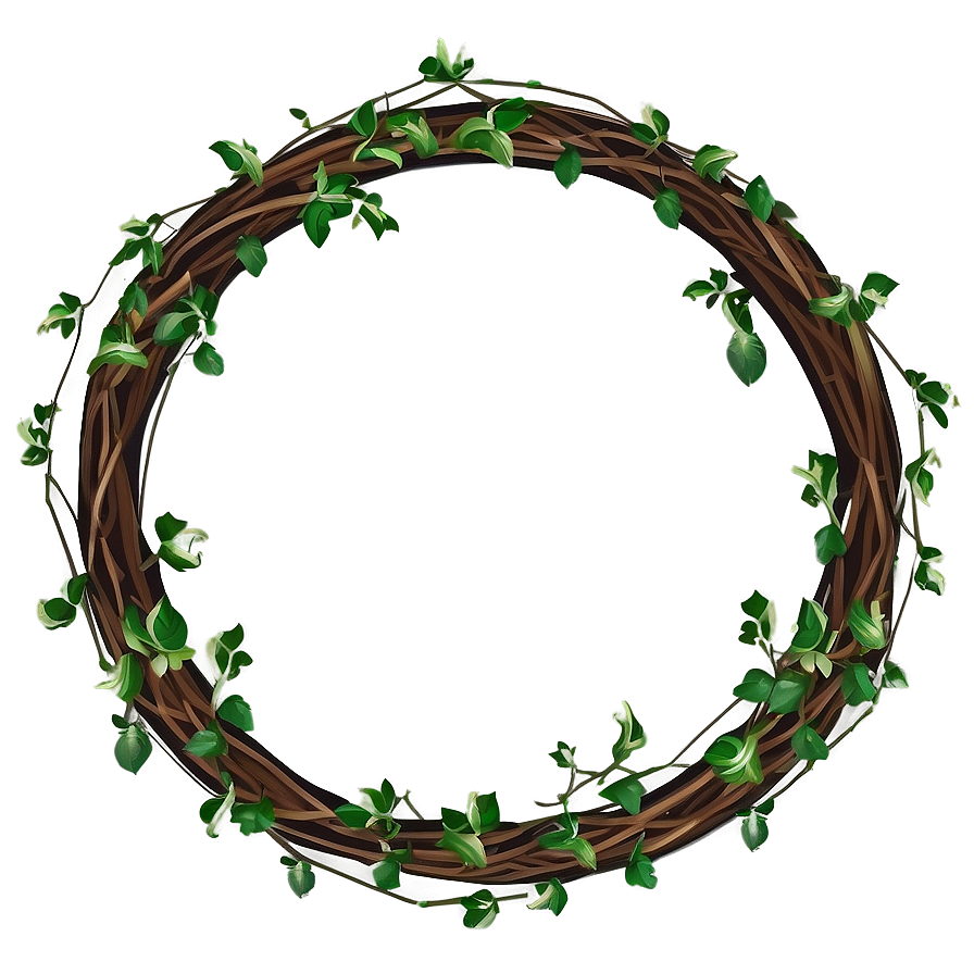 Download Circular Vine Wreath Design | Wallpapers.com