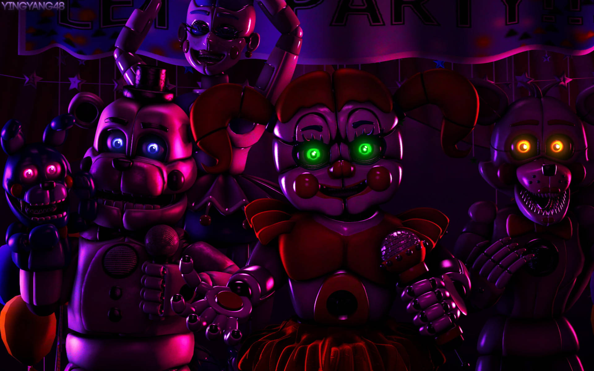Download Circus Baby Five Nights At Freddy's Wallpaper 