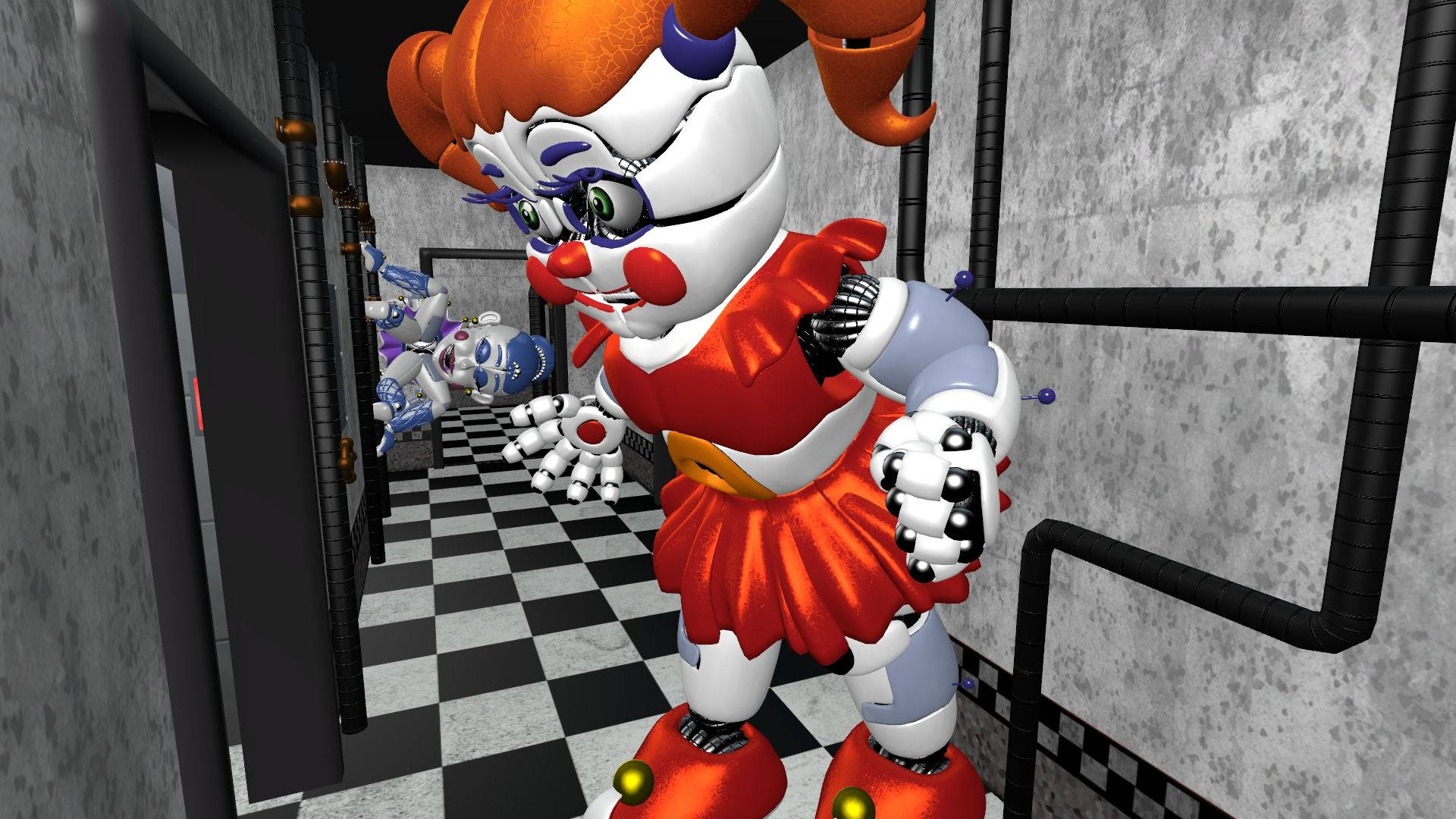 Circus Baby In Game Wallpaper