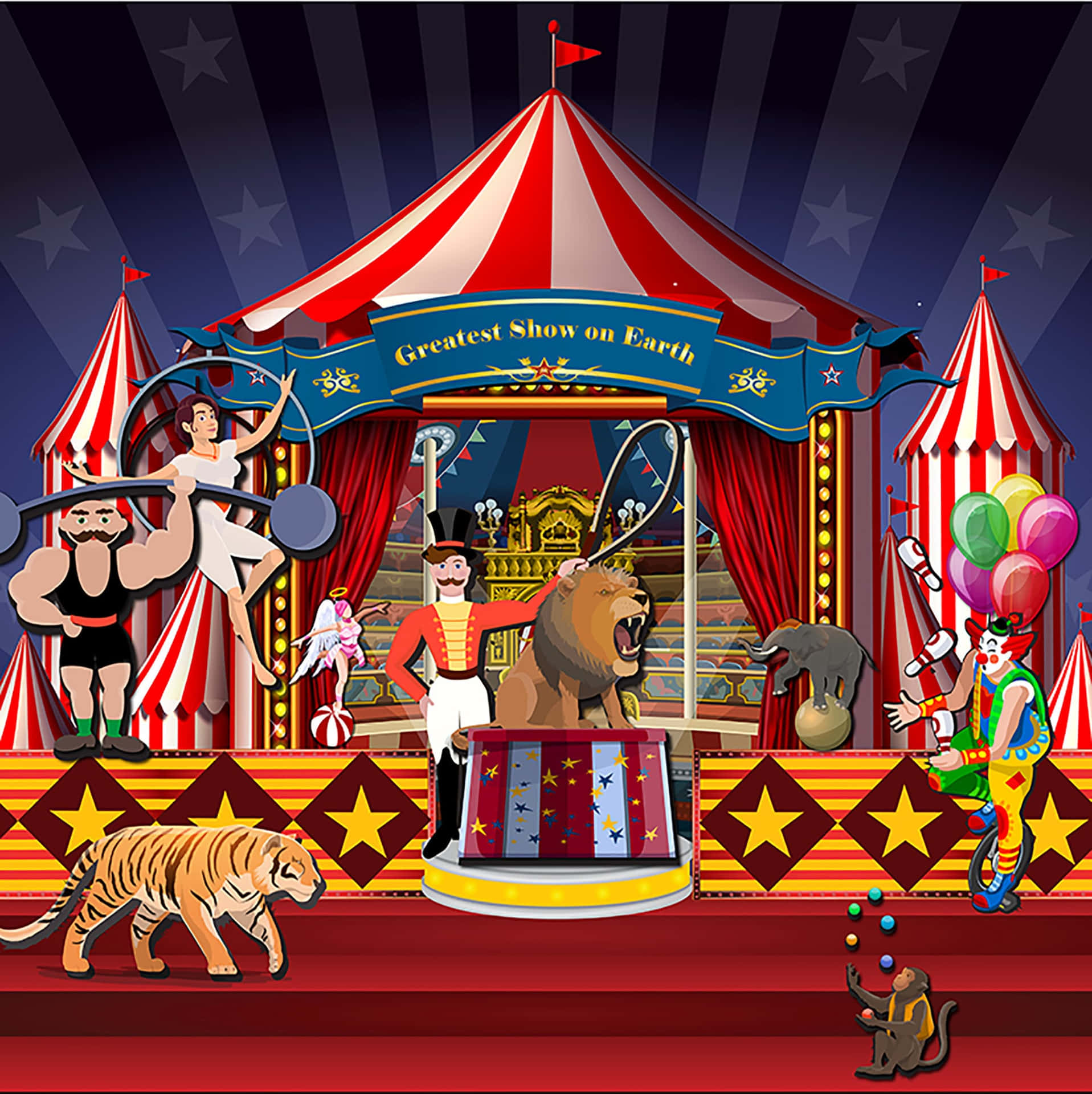 Spaßund Unterhaltung Für Die Ganze Familie Erwarten Sie Im Zirkus.