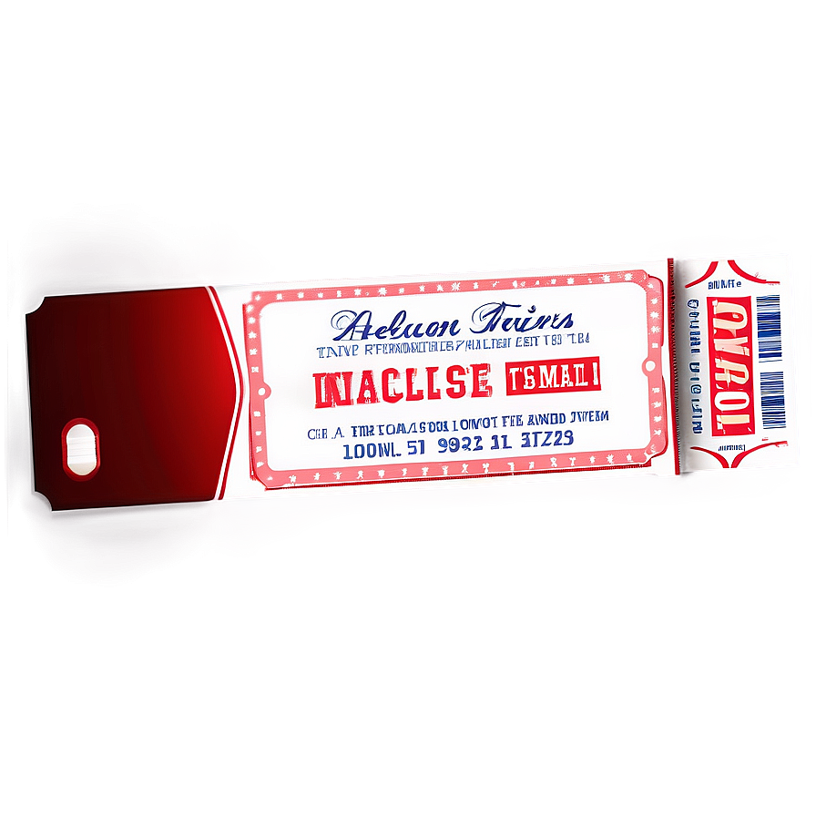 Circus Performance Ticket Png Qvf PNG