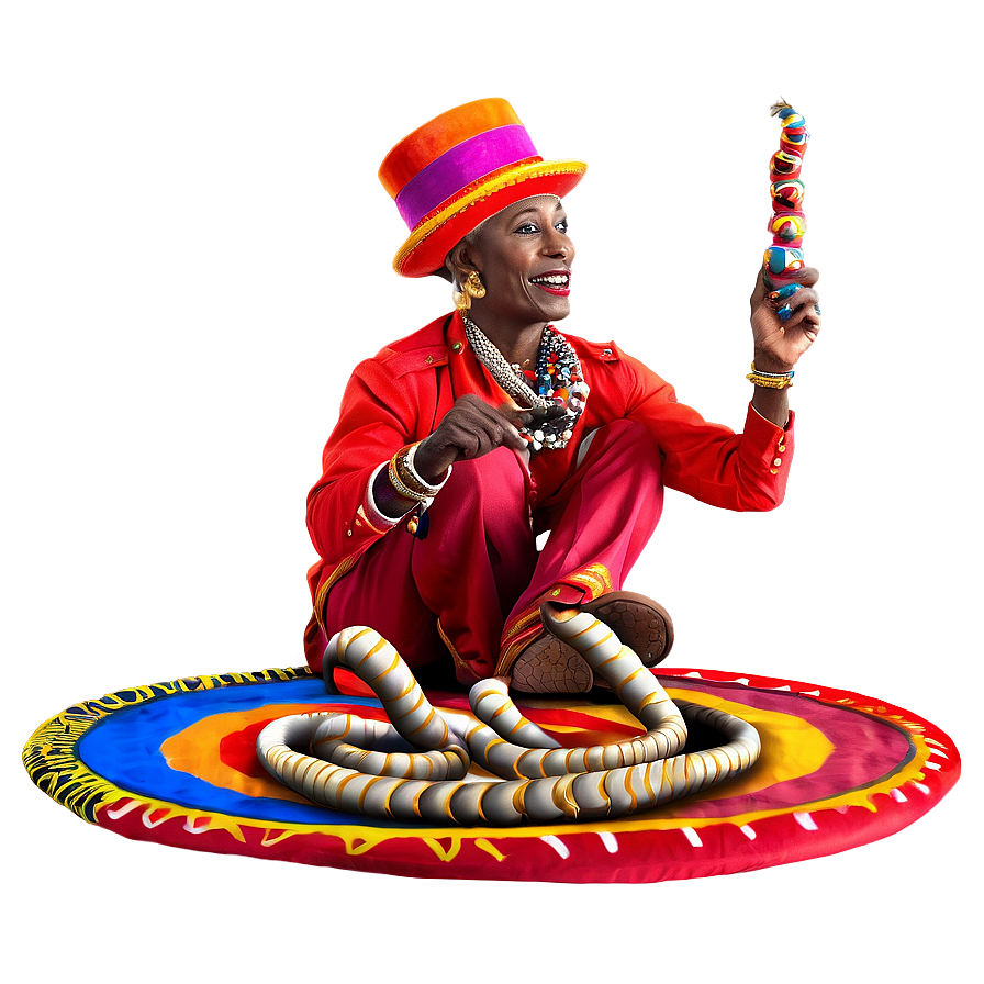 Download Circus Snake Charmer Png 3 | Wallpapers.com