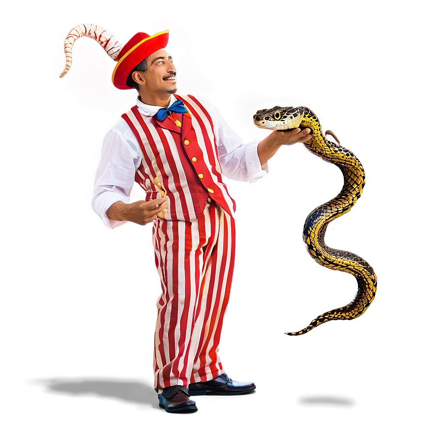 Download Circus Snake Charmer Png Pwc | Wallpapers.com