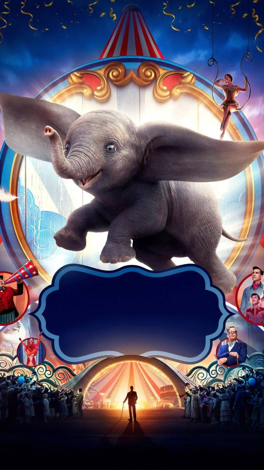 Circus Star Dumbo Background