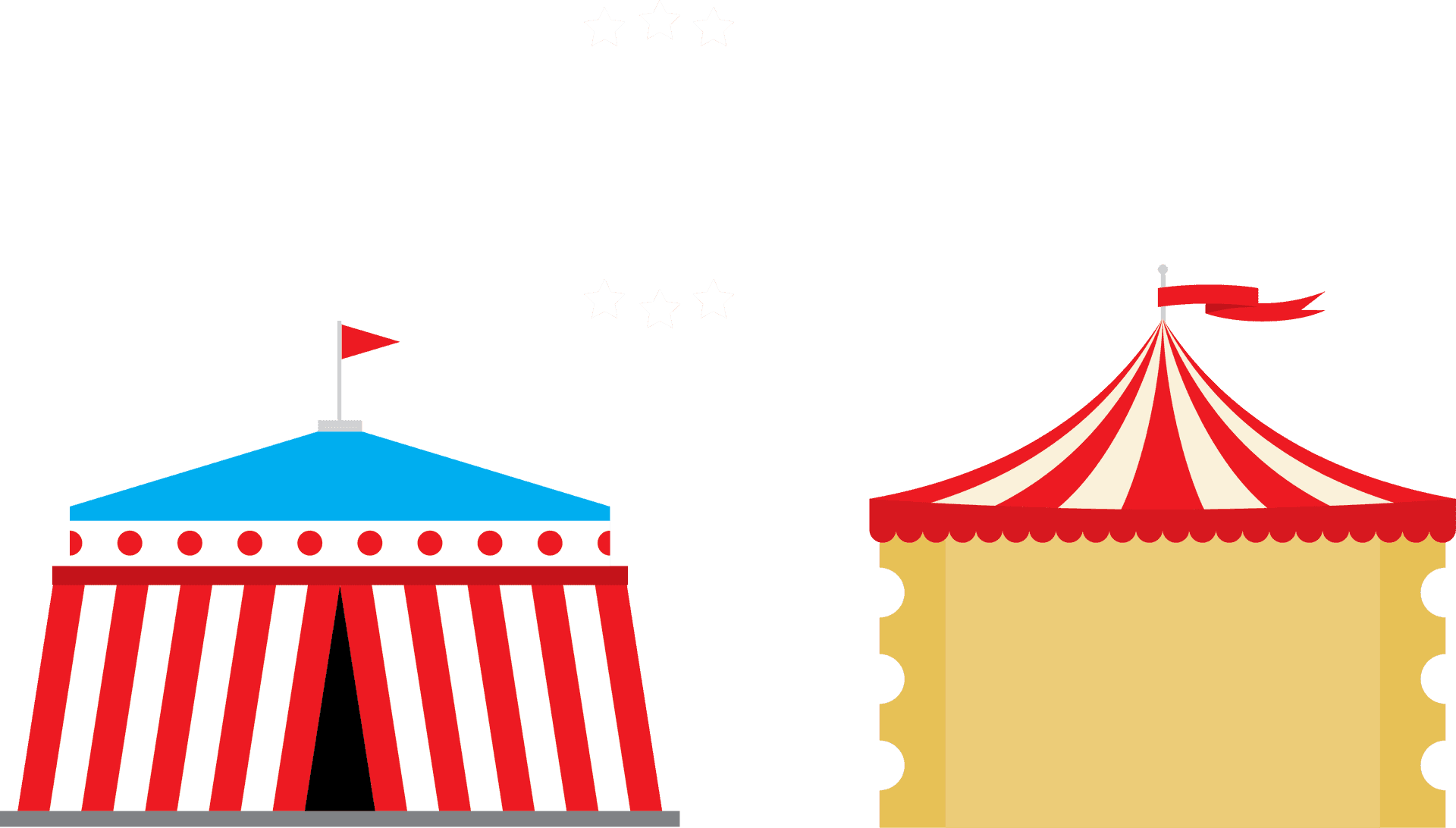 Circus Tent Illustration PNG