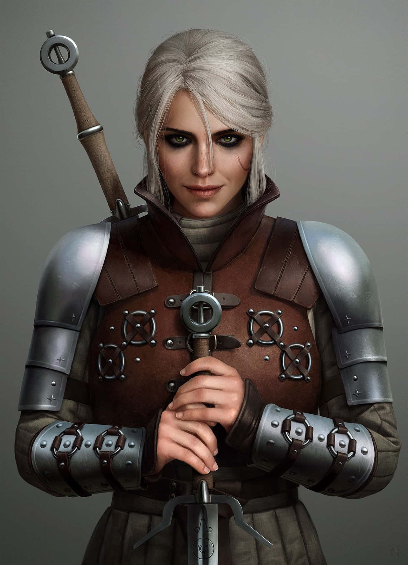 Ciri Witcher Character Portrait Wallpaper
