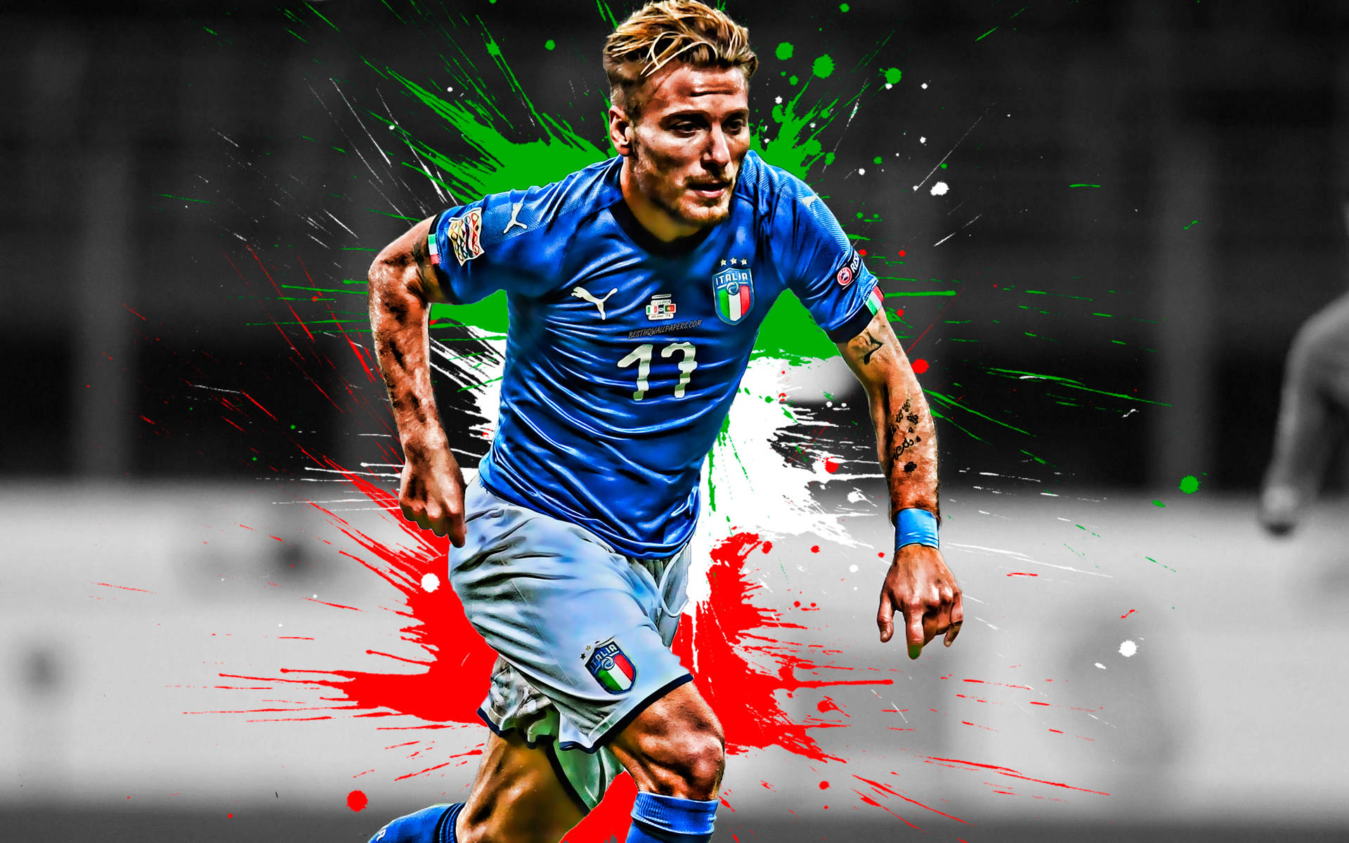 Ciro Immobile In Action Wallpaper