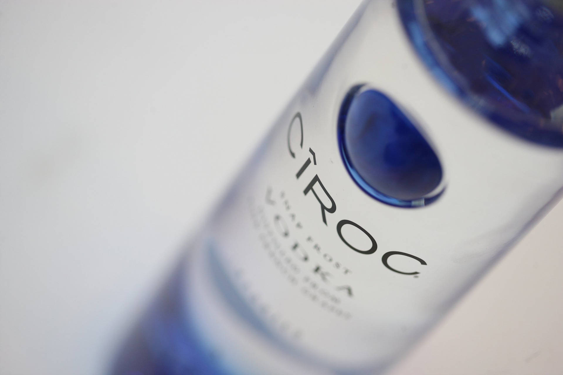 Ciroc French Vodka Bottle from High Angle View Wallpaper