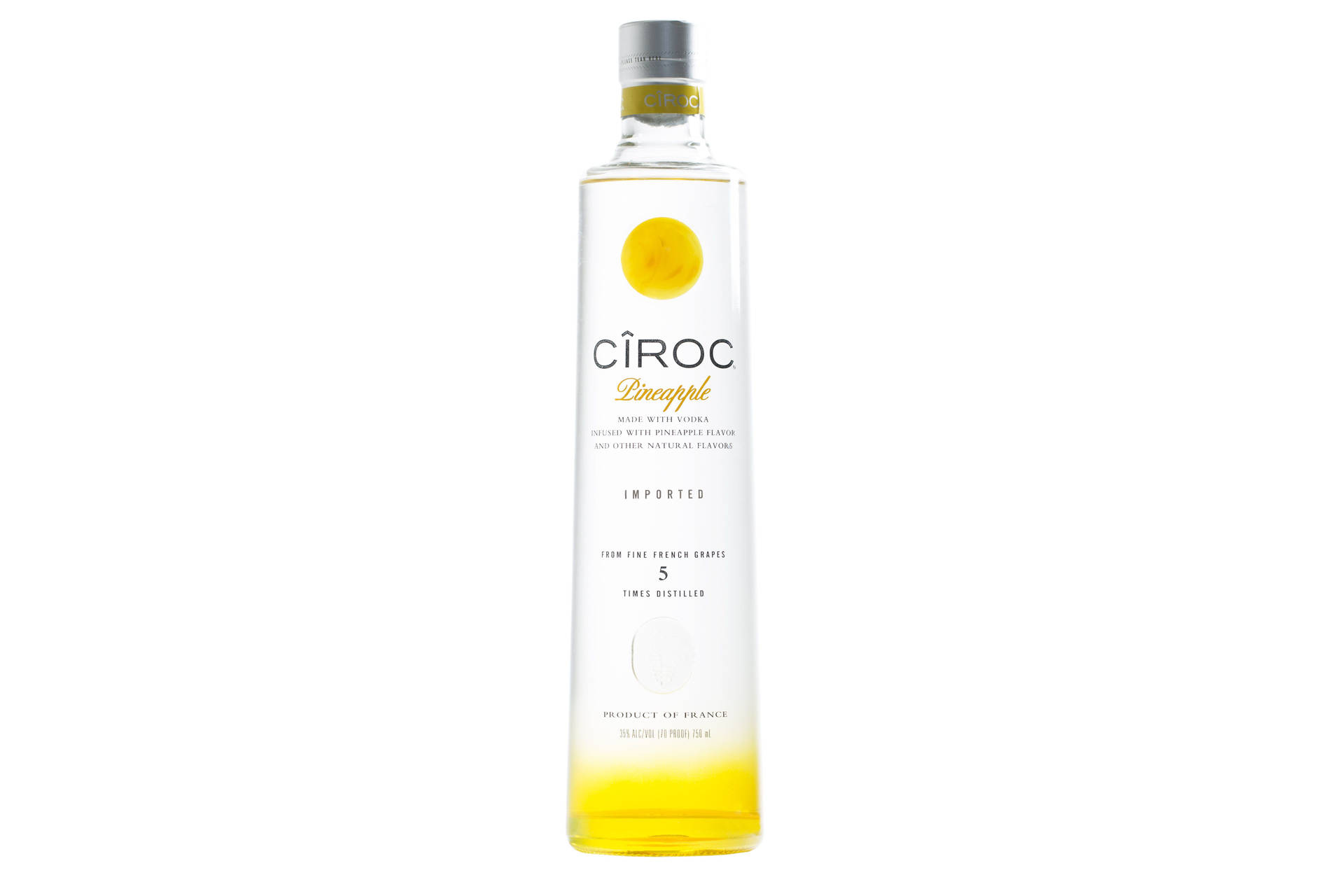 Caption: Experience the Fine Blend of Ciroc French Vodka in Luscious Pineapple Flavor Wallpaper