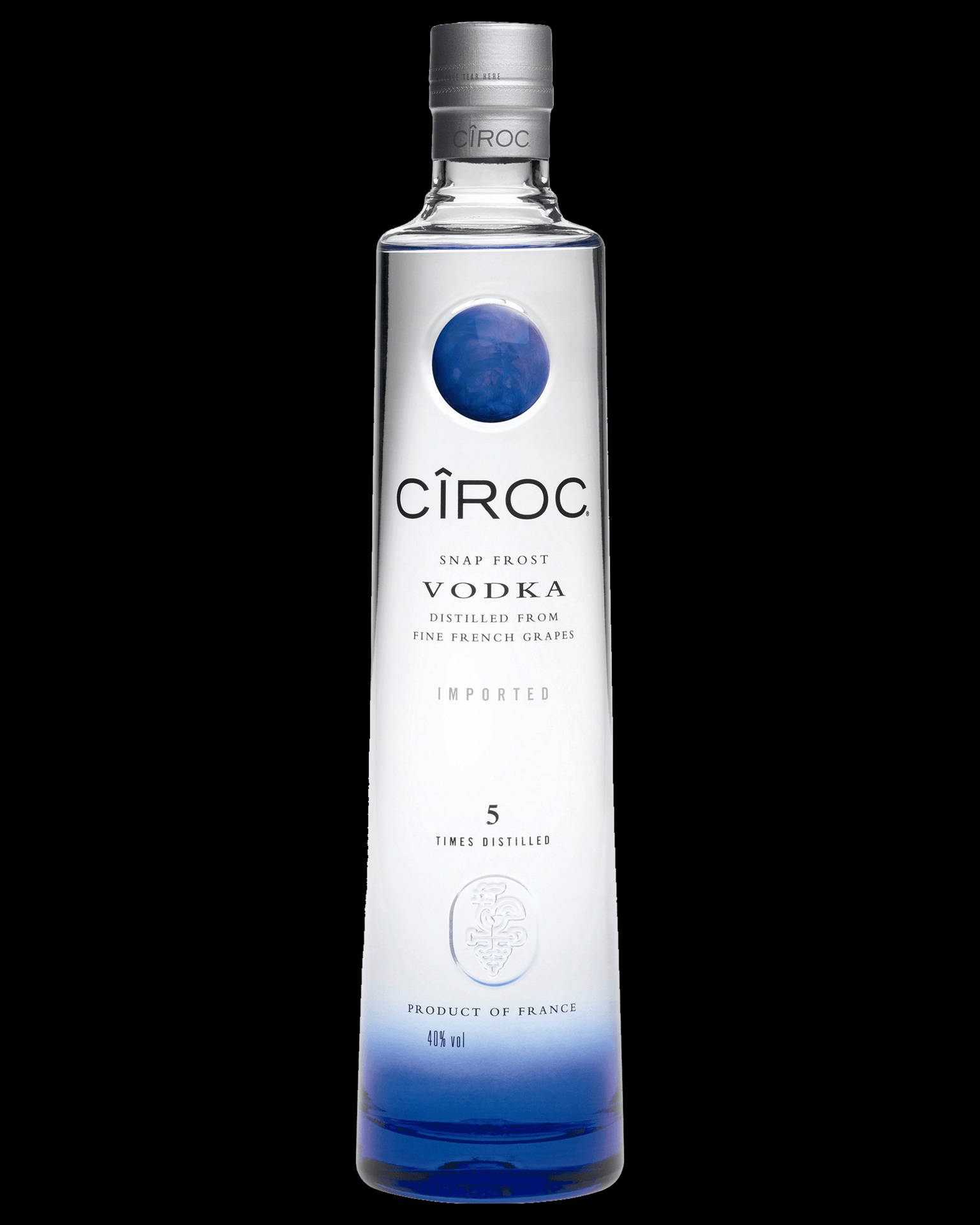 Botellade Vodka Francés Ciroc Snap Frost Fondo de pantalla