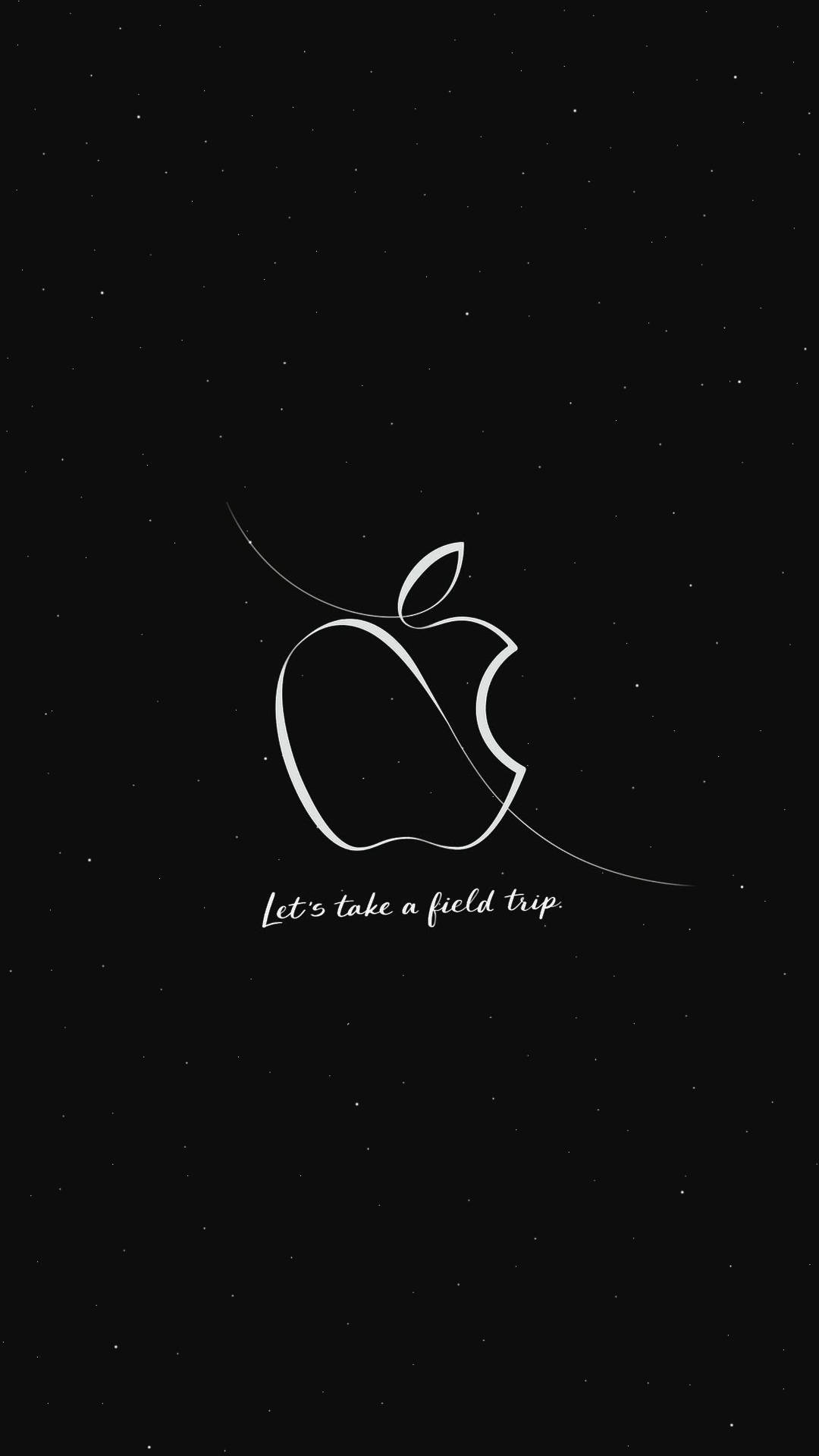 Citação De Viagem De Campo Com Logotipo Da Apple Para Iphone Papel de Parede