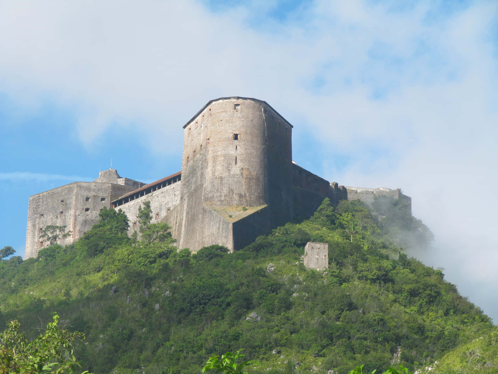 Citadelle Laferriere, an iconic fortress in Haiti Wallpaper