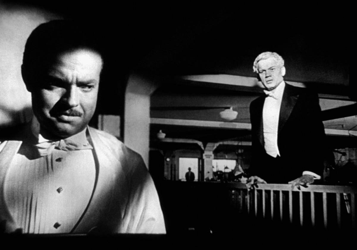 Cidadão Kane De Orson Welles Preocupado Papel De Parede. Papel de Parede