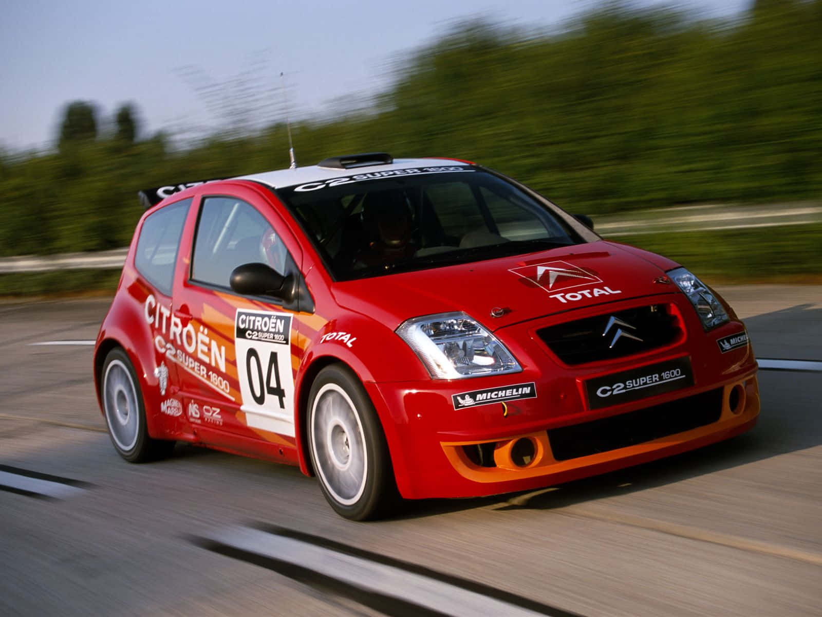 Citroen C2 Super 1600 - A Blend Of Power And Performance Wallpaper