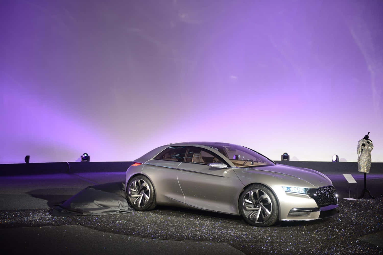 Citroen Divine D S Concept 's Nachts Achtergrond