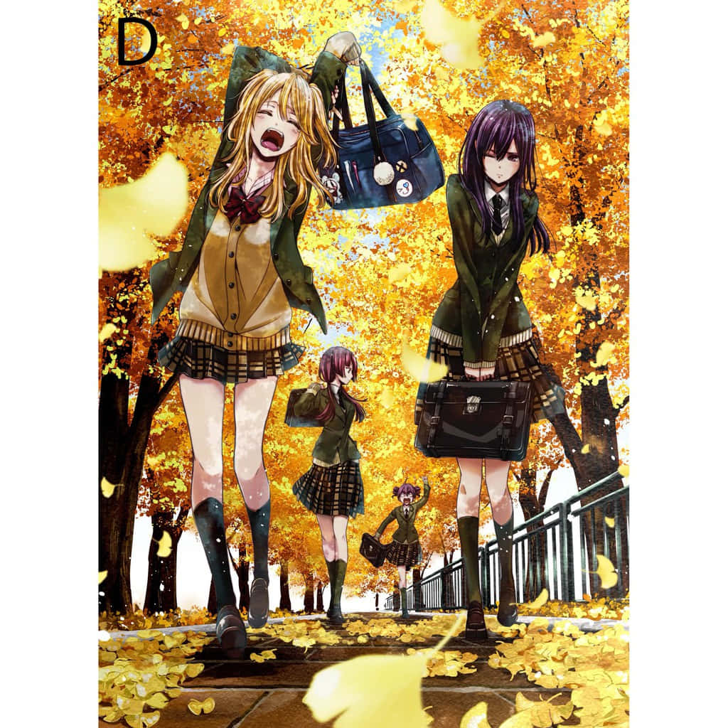 Citrus Anime Girl Couple Wallpaper
