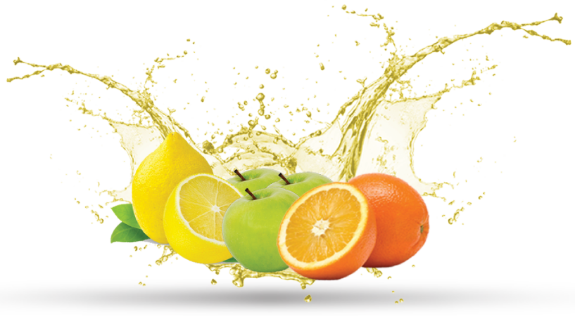 Citrus Fruit Splash Dynamic Image PNG
