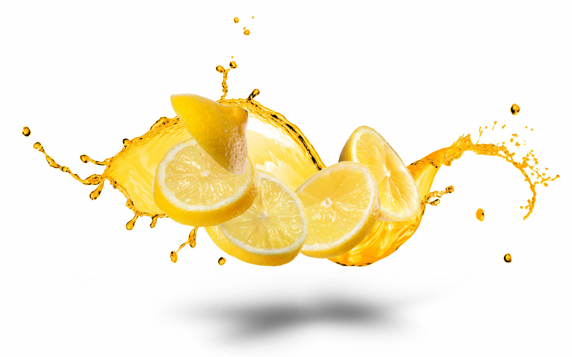 Citrus Lemon Juice Wallpaper