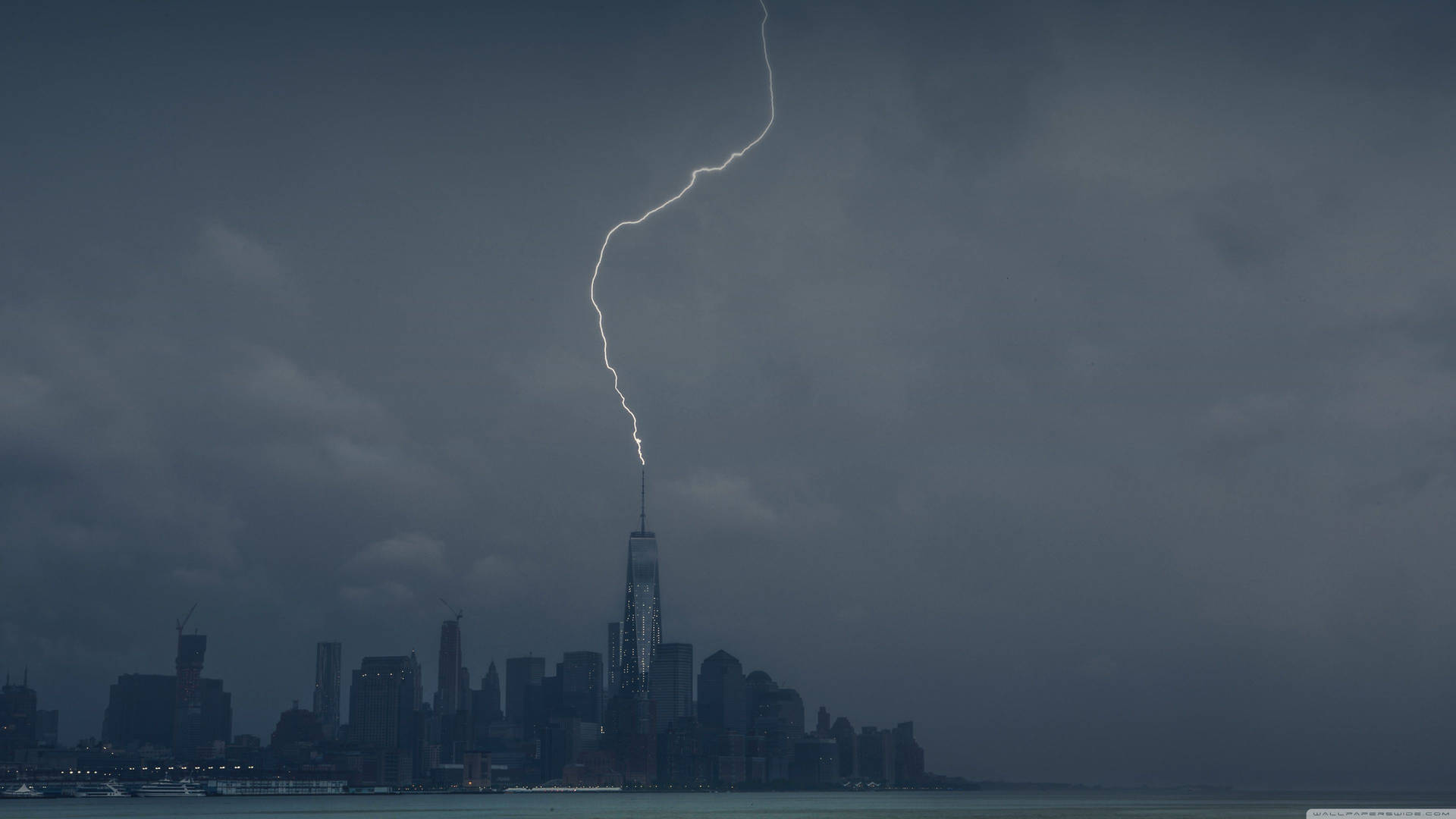 City Buildings Struck By Lightning
