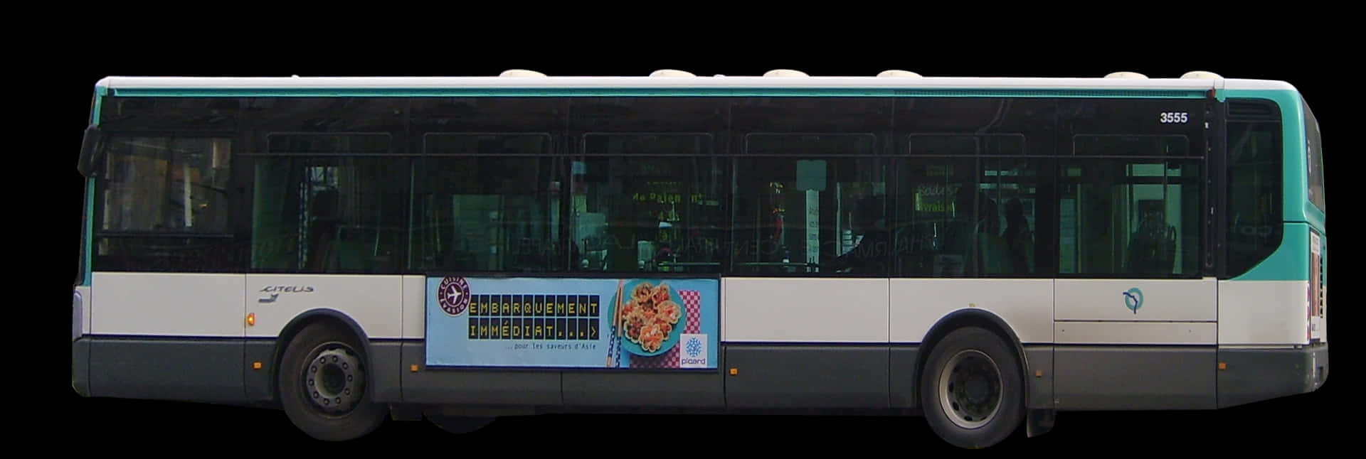 City Bus Side View PNG